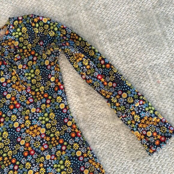 Flower Dress Retro Hippy Vintage Vibe Size Small - Picture 5 of 12